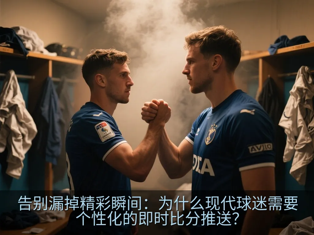 现代都市通勤场景中,一位球迷在地铁上通过手机查看精美的体育赛事数据和即时图表